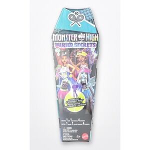 NEW Monster High‎ Buried Secrets Mystery Doll Factory Sealed Coffin Box Mattel